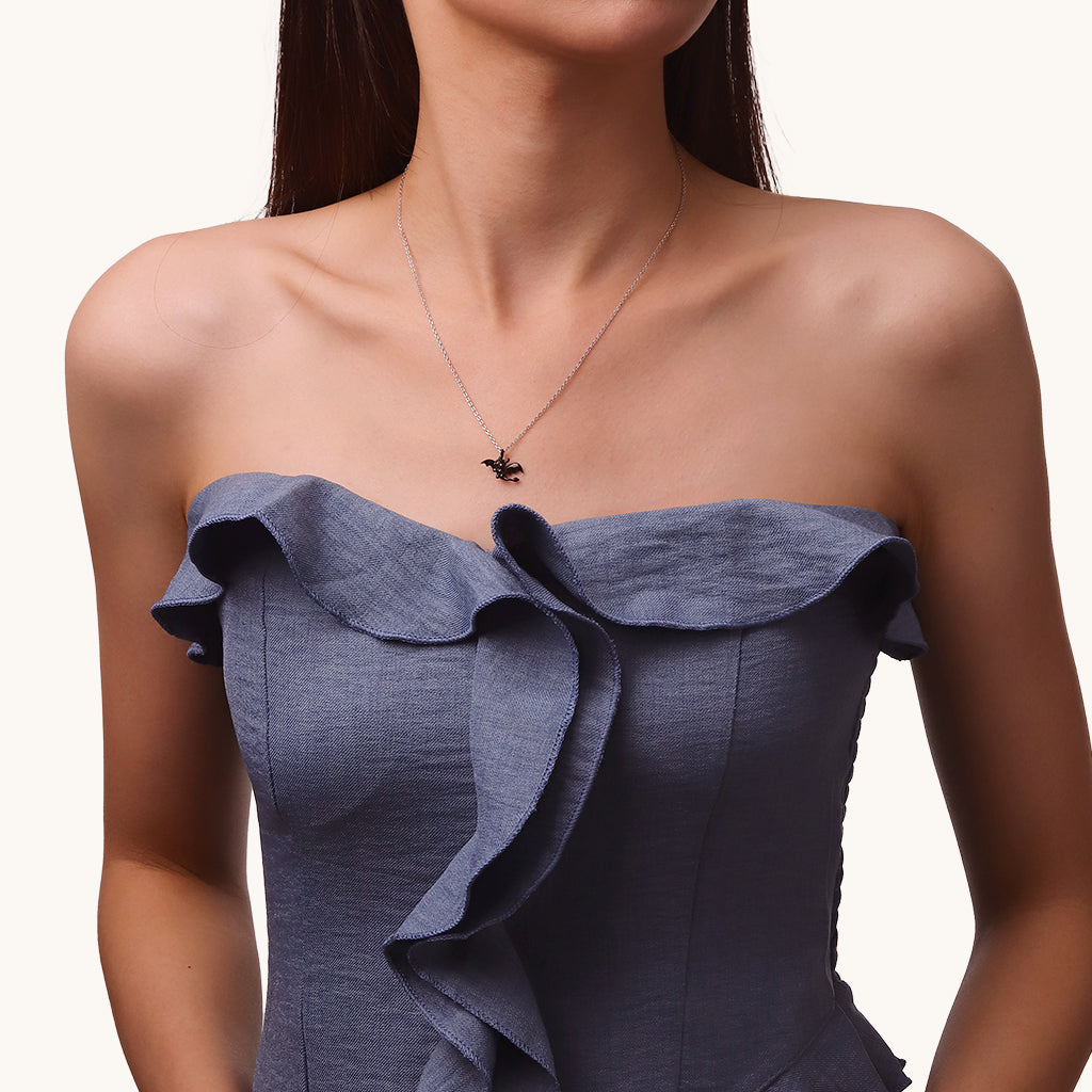 Gnoce How to Train Your Dragon Toothless Flapping Wings Necklace_6