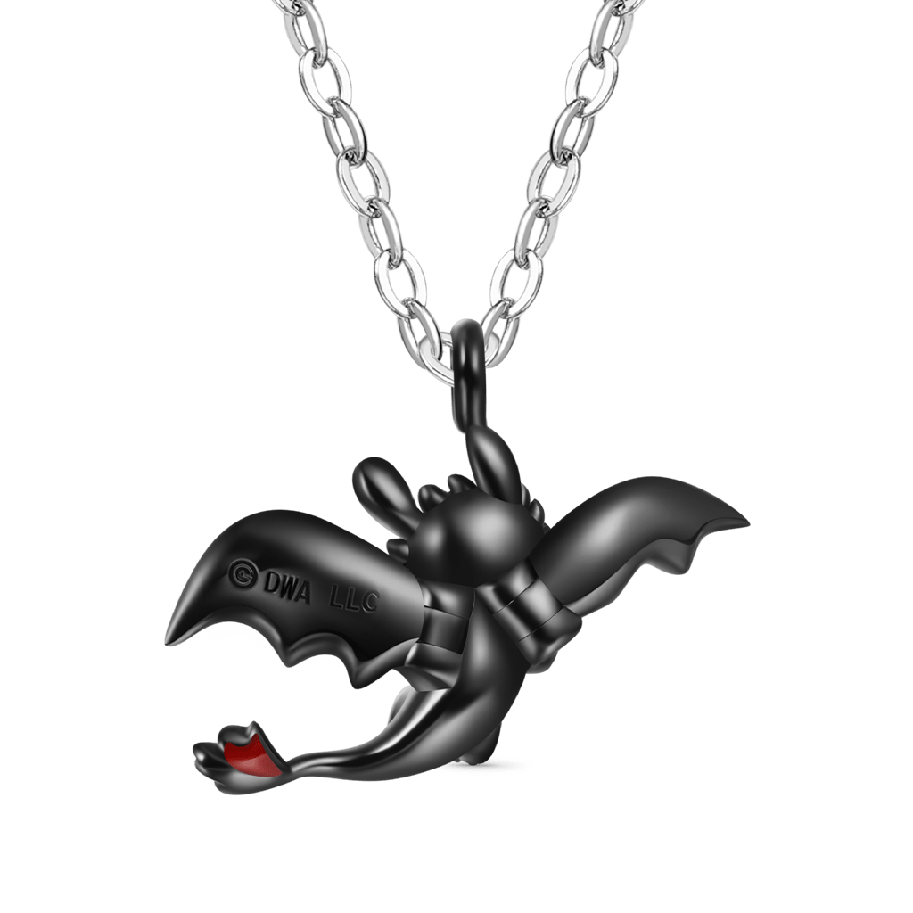 Gnoce How to Train Your Dragon Toothless Flapping Wings Necklace_4