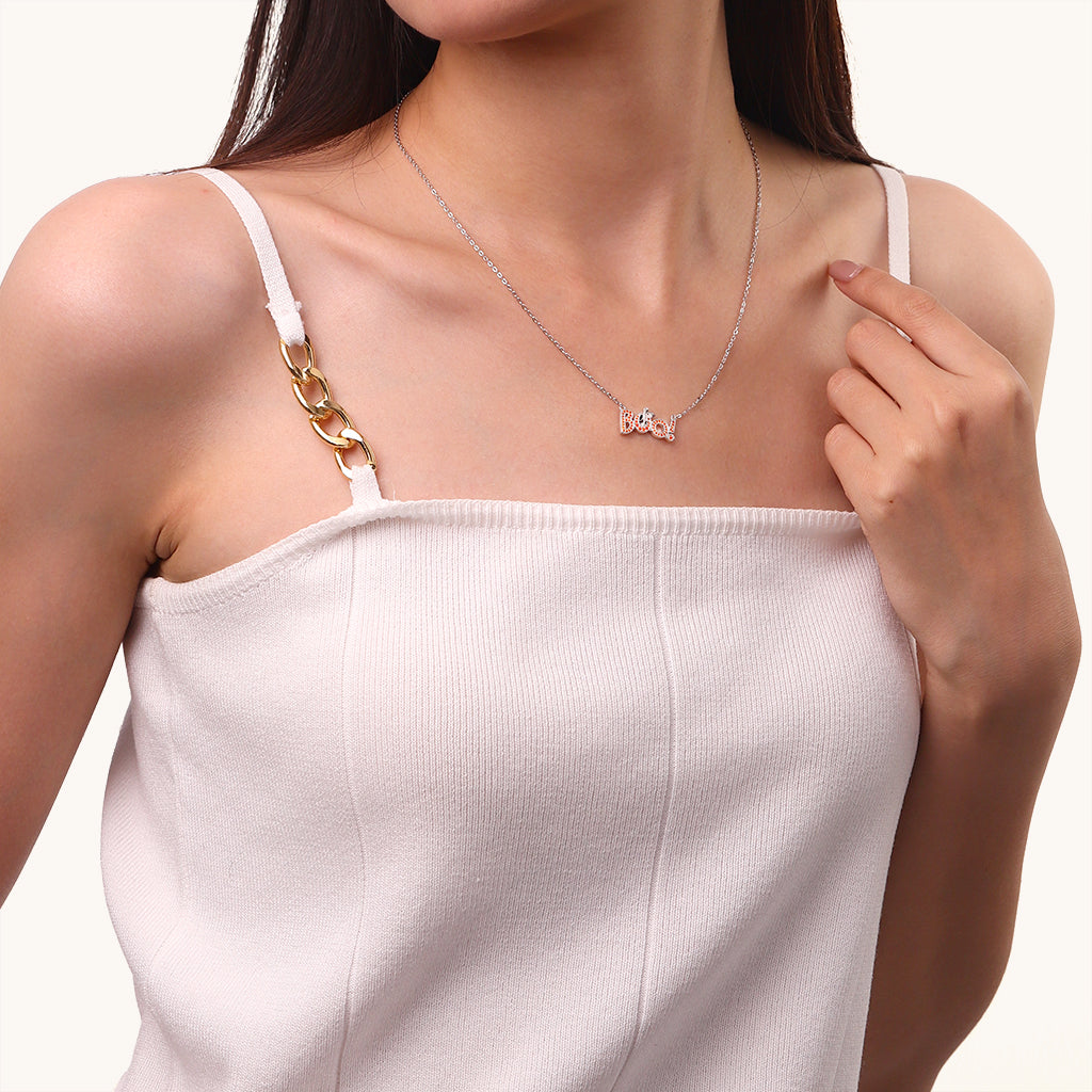 Gnoce Peanuts Halloween Snoopy BOO Necklace_5