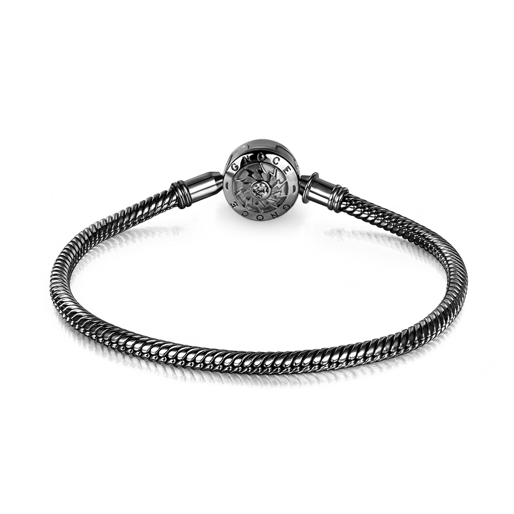 Gnoce "The Moment I Meet You" Elegant 925 Sterling Silver Black Palted Best Gifts For Her_2
