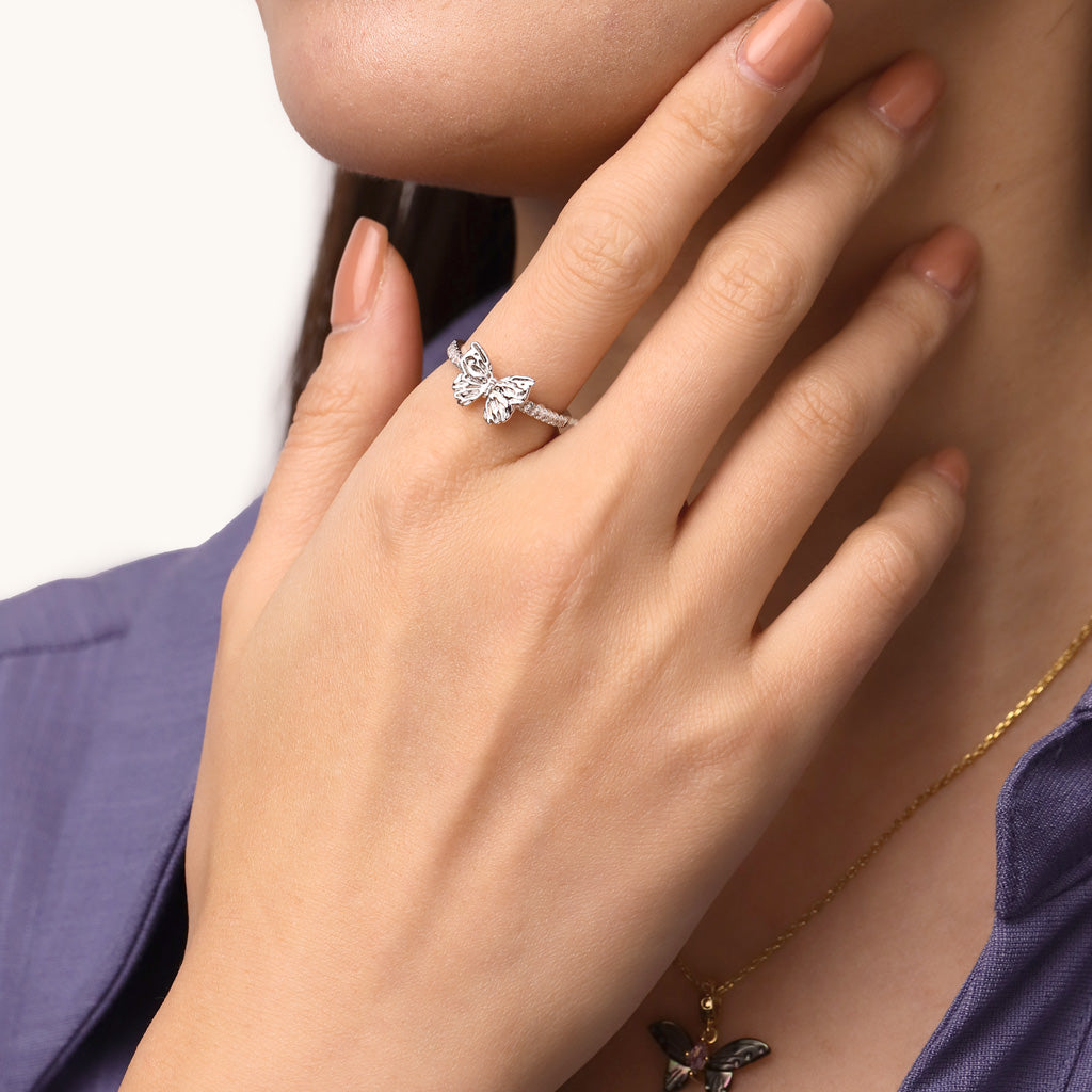Gnoce Butterfly Diamond Ring_4