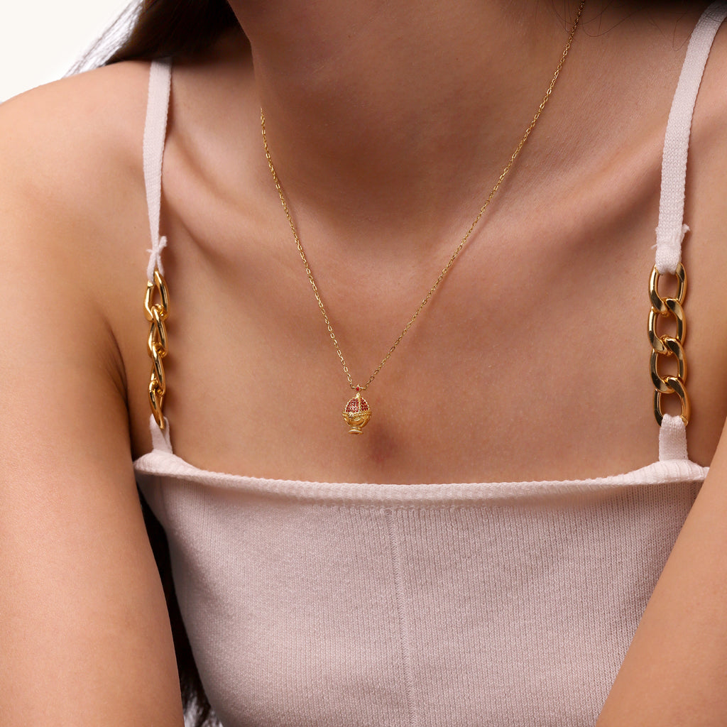 Gnoce Kyoko Sakura Soul Gem Necklace_4