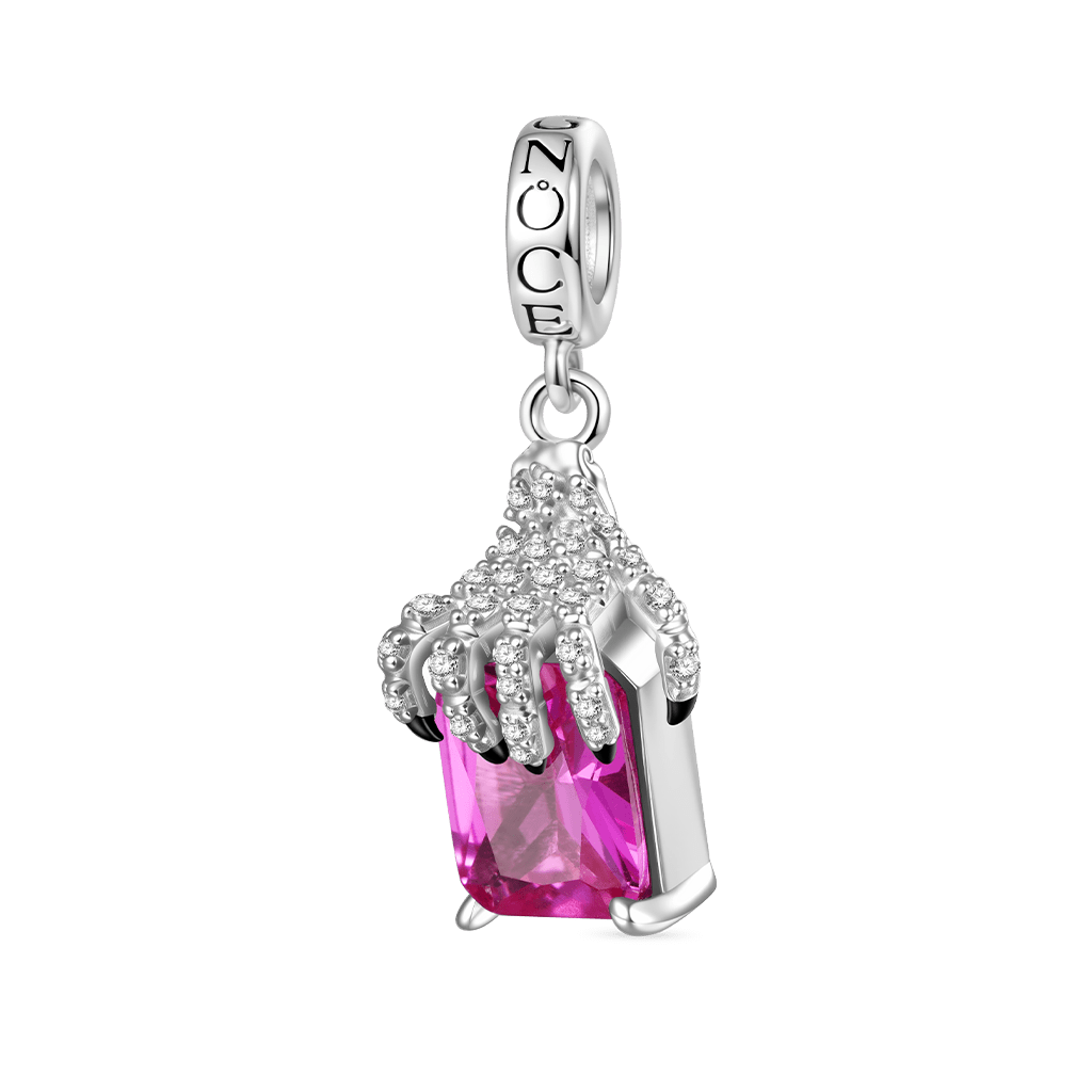 Gnoce Engravable Skeleton Hand Bone Birthstone Charm_2
