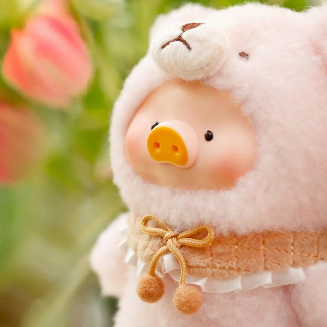 Gnoce Canned Pig with Movable Joints Keychain Plush Pendant_2