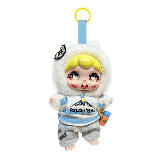 Gnoce Cloud Bunny Yellow Keychain Plush Doll Pendant_1