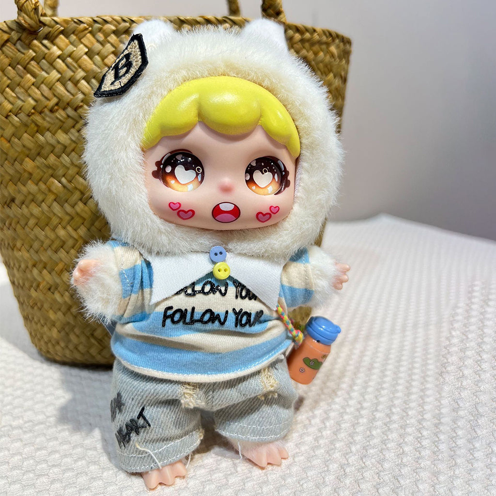 Gnoce Cloud Bunny Yellow Keychain Plush Doll Pendant_3