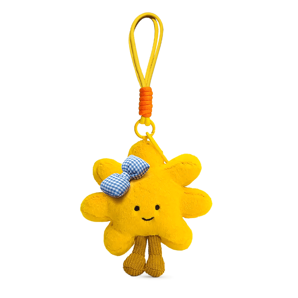 Gnoce You Are My Sunshine Sun Doll Plush Pendant - Bow Style_1