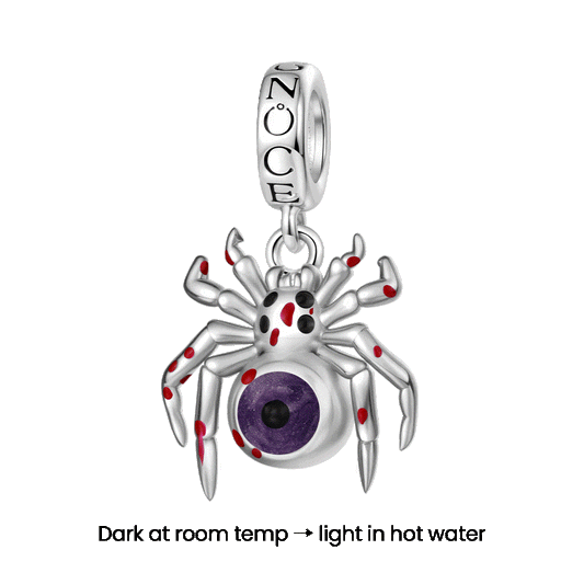 Gnoce Heated Color-changing Spider Pendant Dangle Charm_1