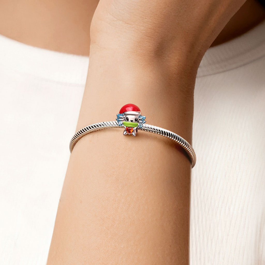 Gnoce Glow-in-the-Dark Christmas Salamander Charm_2