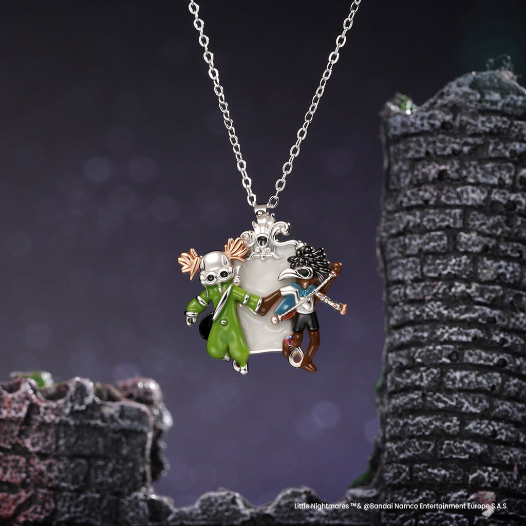 Gnoce Little Nightmares Badge Mirror Necklace_4