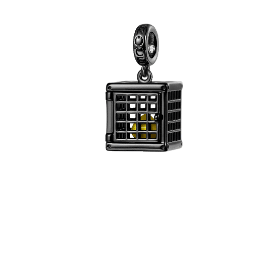 Gnoce Little Nightmares Six in Cage Pendant Dangle Charm_1