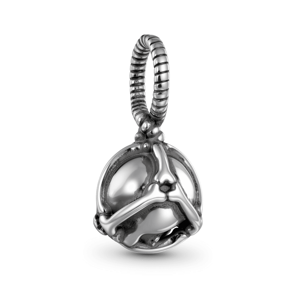 Gnoce Vintage Skull Pendant Dangle Charm_5