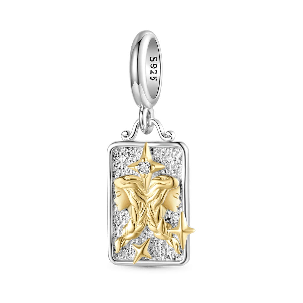 Gnoce Constellation Gemini Pendant Dangle Charm_1