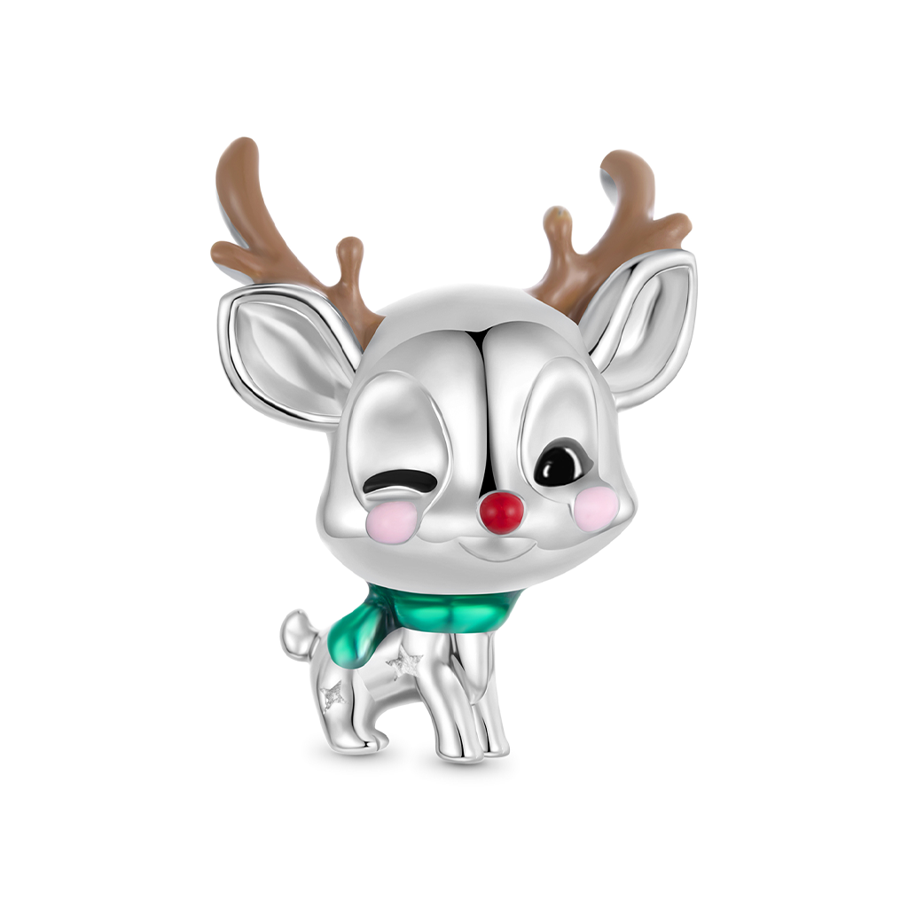 Gnoce Cute Christmas Elk Charm_1