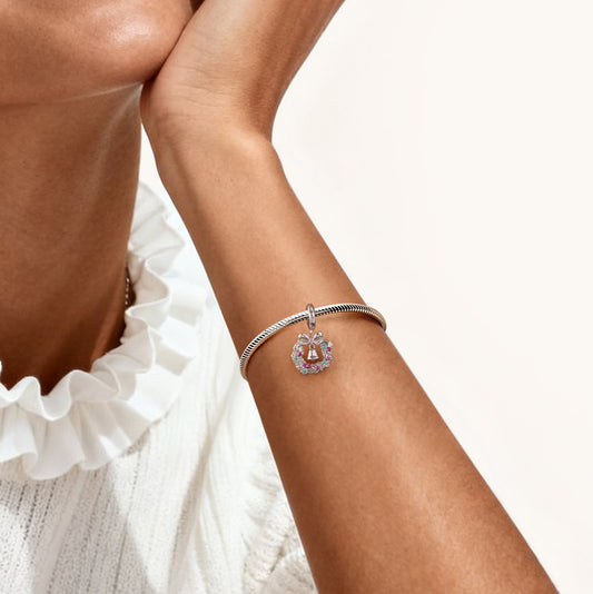 Gnoce Christmas Wreath Bell Pendant Dangle Charm_2