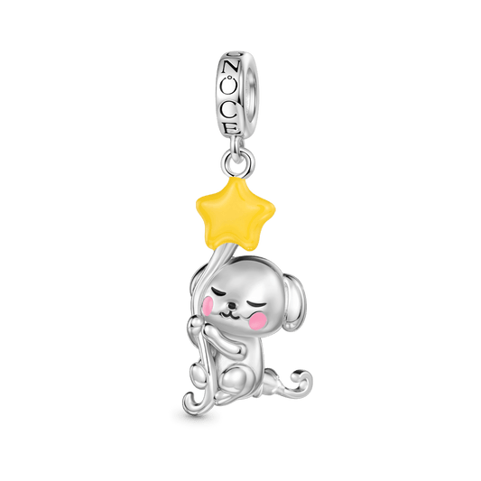 Gnoce Dog Memorial Urn Ashes Glow-in-the-Dark Pendant Dangle Charm_1