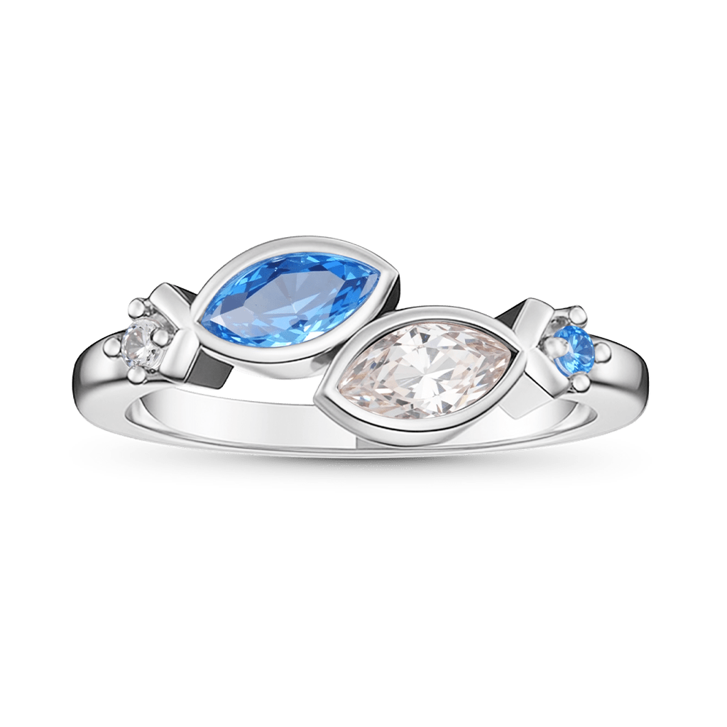 Gnoce Together in Faith Jesus Fish Promise Ring_1