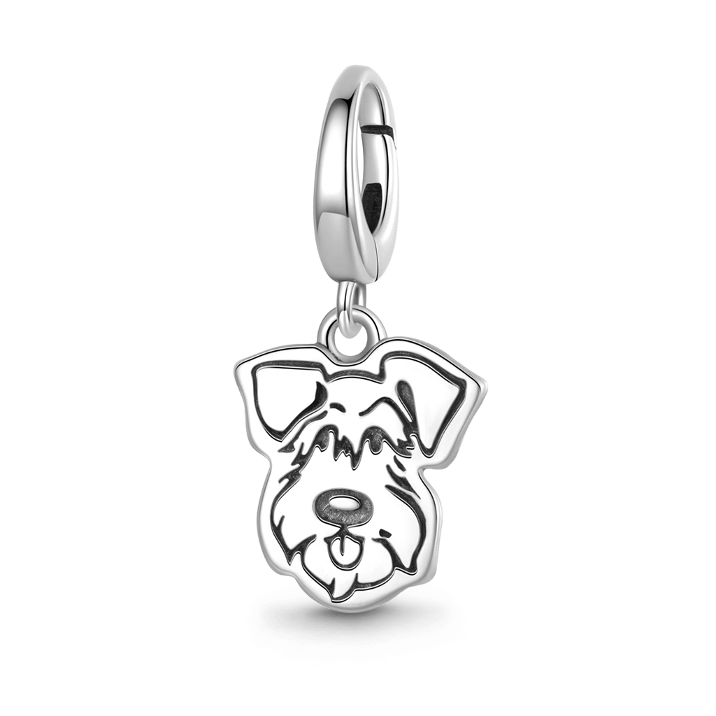 Gnoce Schnauzer Dog Clasp Clusters Charm_1