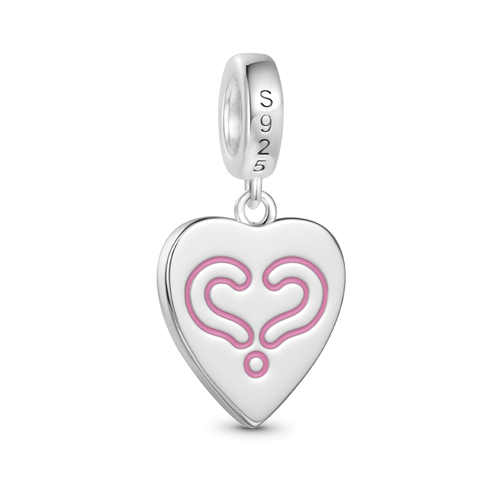 Gnoce Expressing Love Heart-shaped Pointer Pendant Dangle Charm_5
