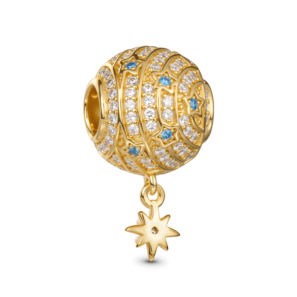 Gnoce Sparkling Starry Night with Star Dangle Charm_5