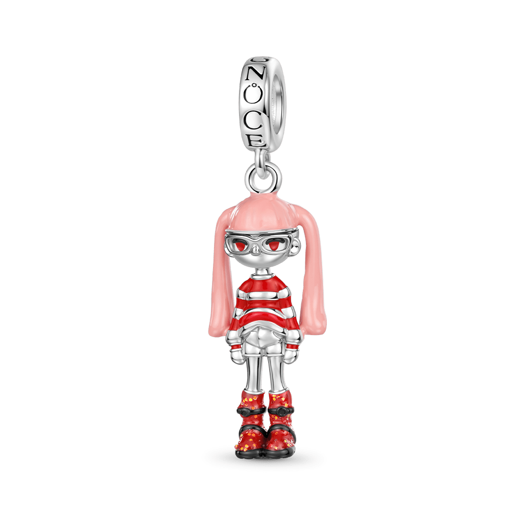 Gnoce Lovely Girl Pendant Dangle Charm_1