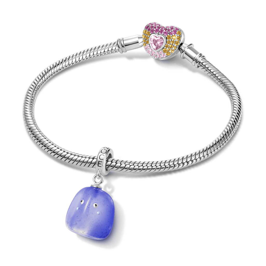 Gnoce Squishy Blue Pet Stone Dangle Charm Pendant_3