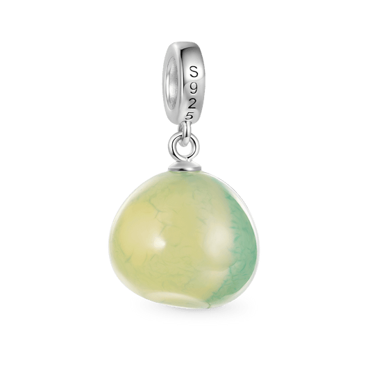 Gnoce Pastel Green Pet Stone Pendant Dangle Charm_5
