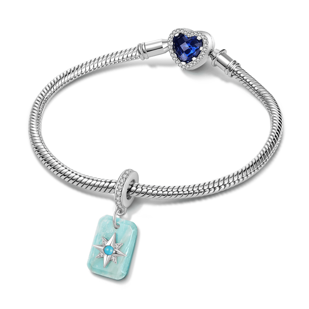 Gnoce Celestial Amazonite Healing Pendant Dangle Charm_3