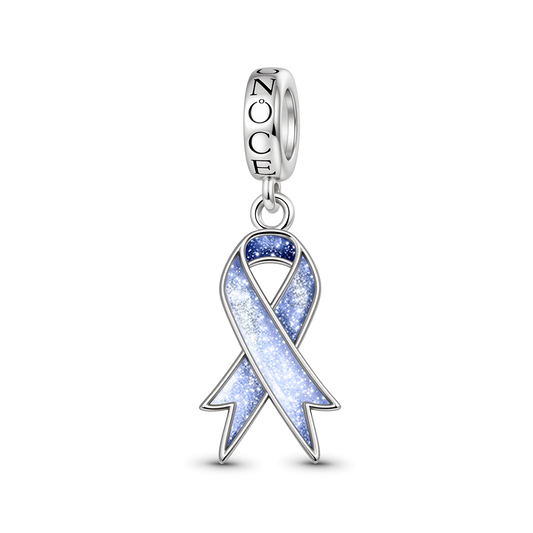 Gnoce Disease Awareness Customizable Ribbon Pendant Dangle Charm_1