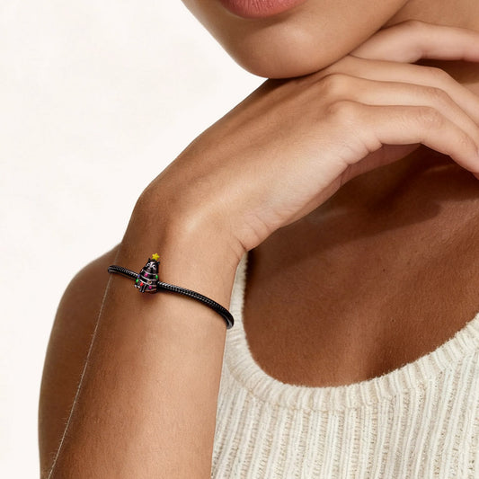 Gnoce Glow-in-the-Dark Black Cat Christmas Tree Beads_3