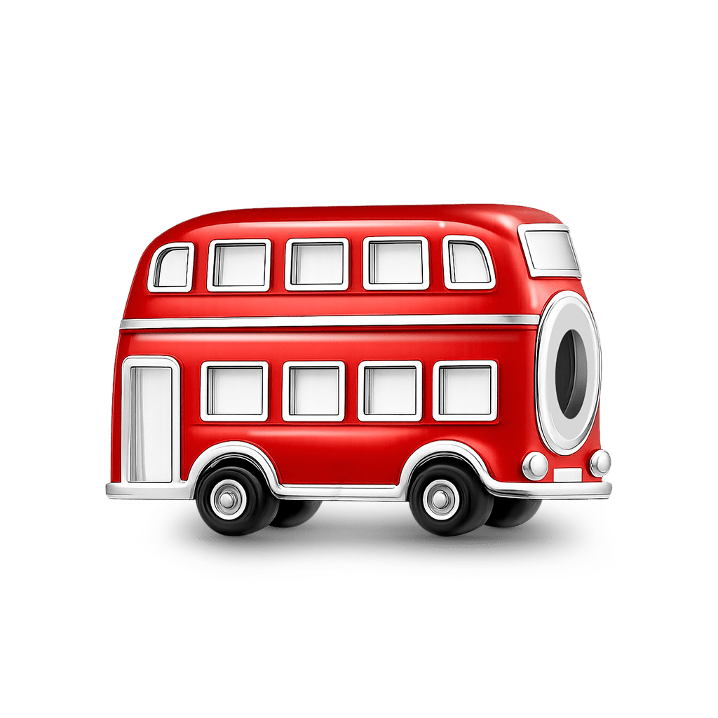 Gnoce Red Double-Decker Bus Charm_1