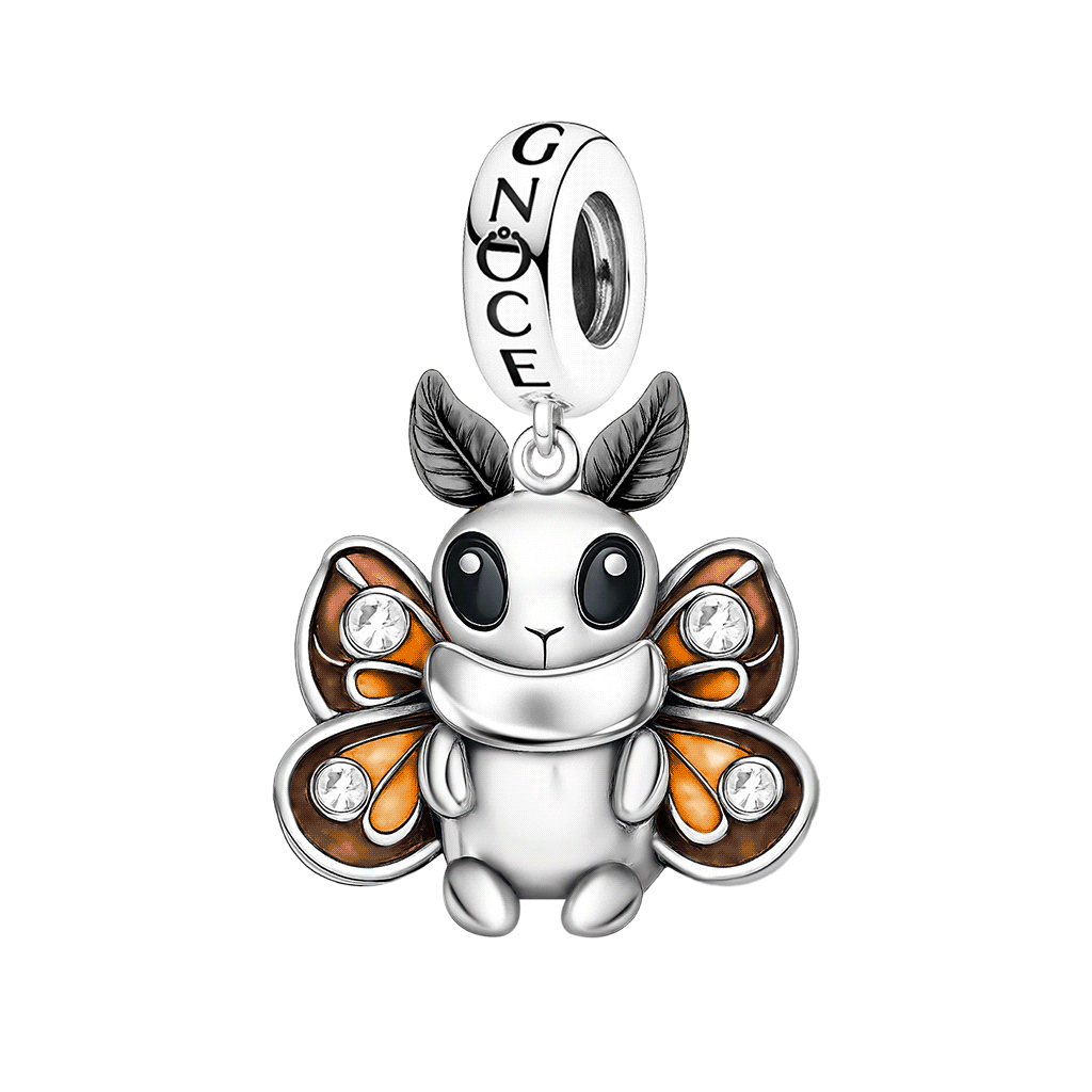 Gnoce Glow-in-the-Dark Viral Animal Moth Pendant Dangle Charm_2