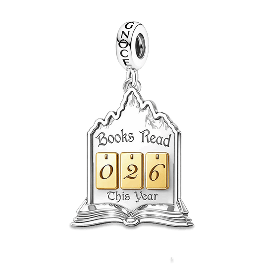 Gnoce Customized Reading Record Card Pendant Dangle Charm_1