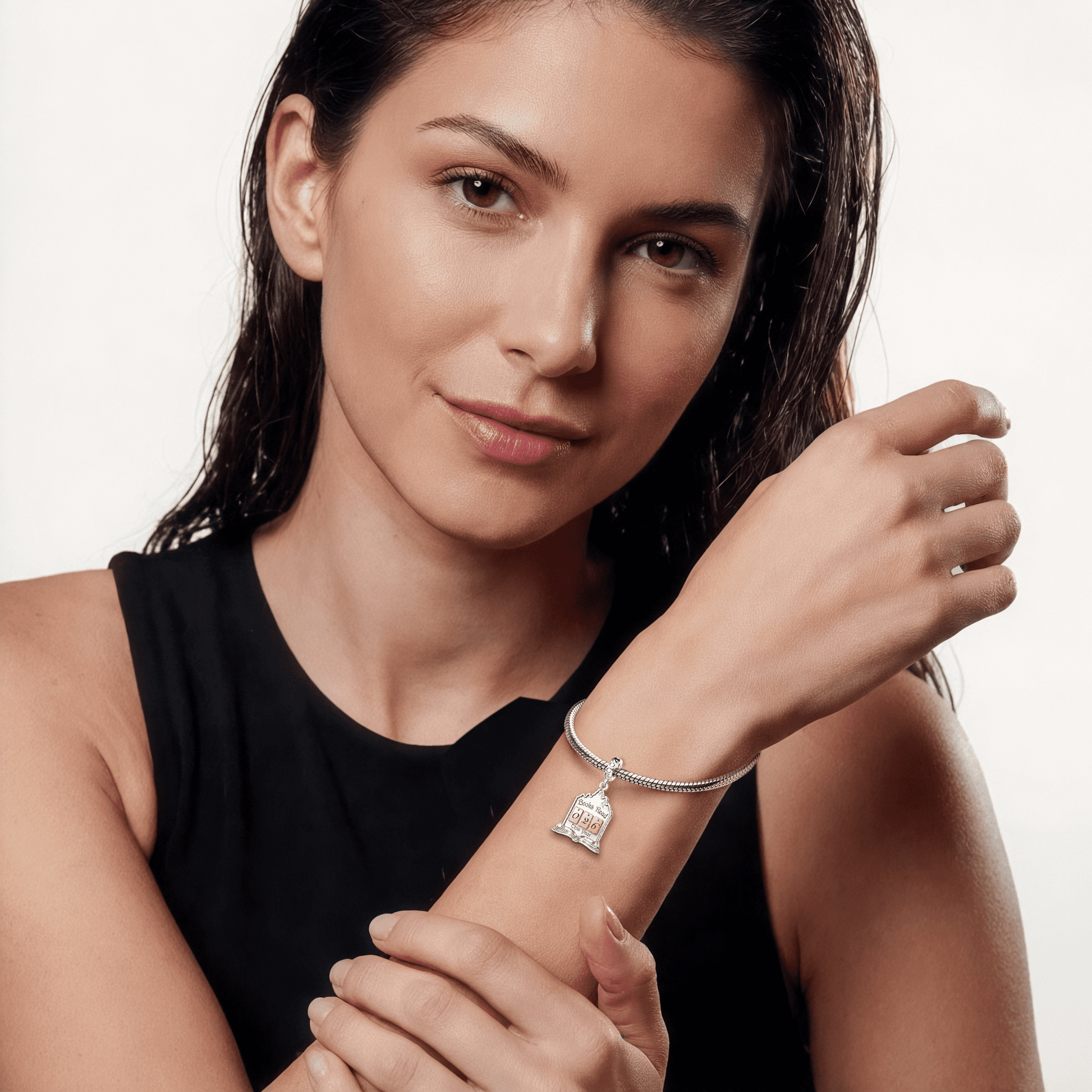 Gnoce Customized Reading Record Card Pendant Dangle Charm_4