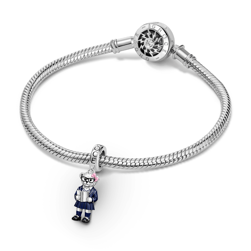 Gnoce School Uniform Bear Pendant Dangle Charm_3