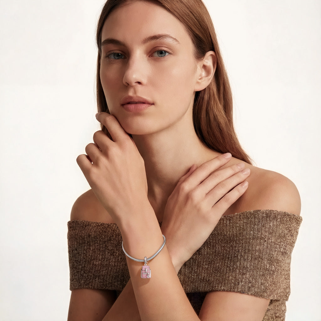 Gnoce Engravable Schoolbag Pendant Dangle Charm_5