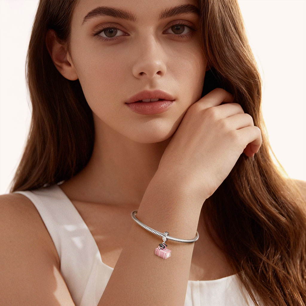 Gnoce Graduation Book Engravable Pendant Dangle Charm_5