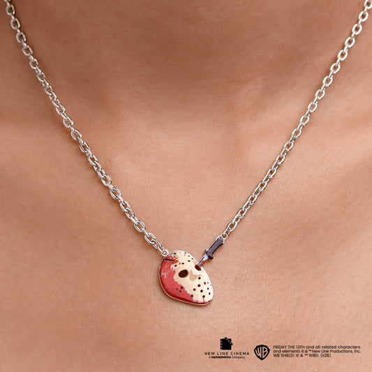 Gnoce Friday the 13th Jason Voorhees Hockey Mask Necklace_2