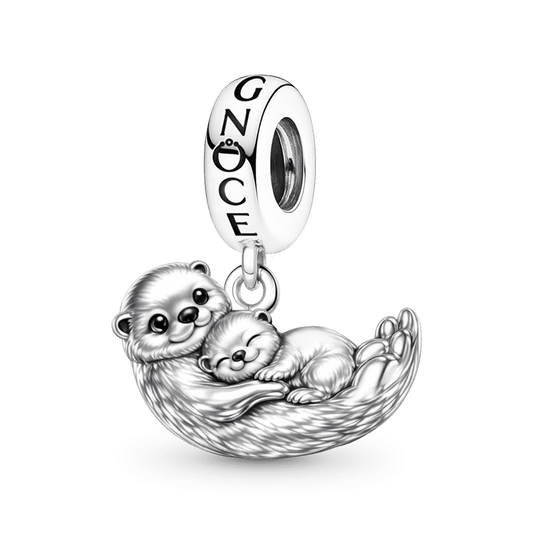 Gnoce Otter Embraces Baby Pendant Dangle Charm_1