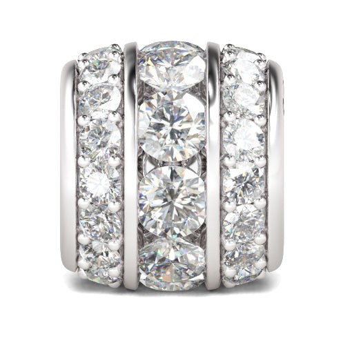 Gnoce "Hello April" 925 Sterling Silver Inlaid of Clear Crystal Stones Great Gift For Birthday, Mother's Day Fit for Pandora Bracelet_1