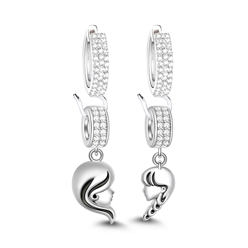 Gnoce "Make You Special" Basic Earring Lever Back Hook Hoop Sterling Silver With Cz (Exclude Pendant)_3