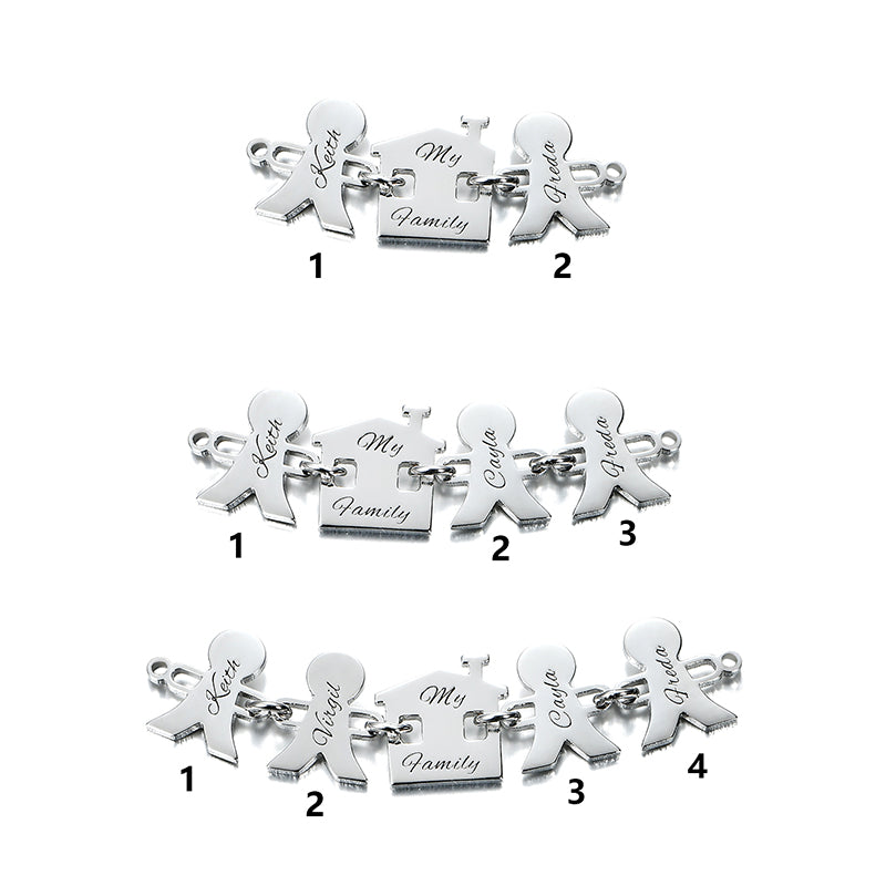 Gnoce "Harbour of Heart" Personalized Sterling Silver Engravable Bracelet_5