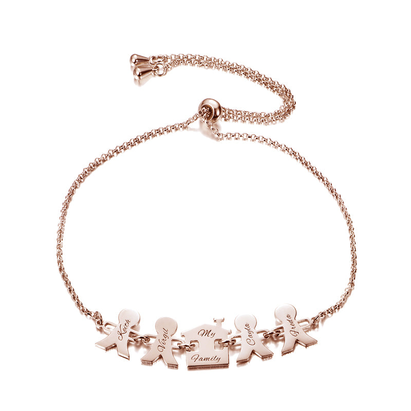 Gnoce "Harbour of Heart" Personalized Sterling Silver Engravable Bracelet_1