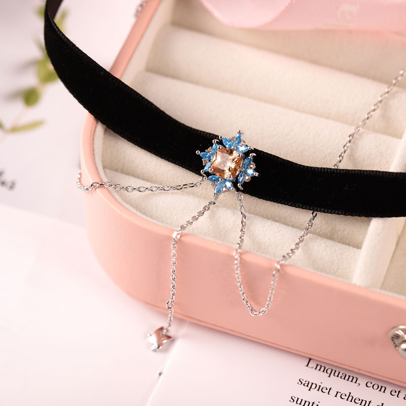 Royal Choker Adjustable Necklace Sterling Silver_2