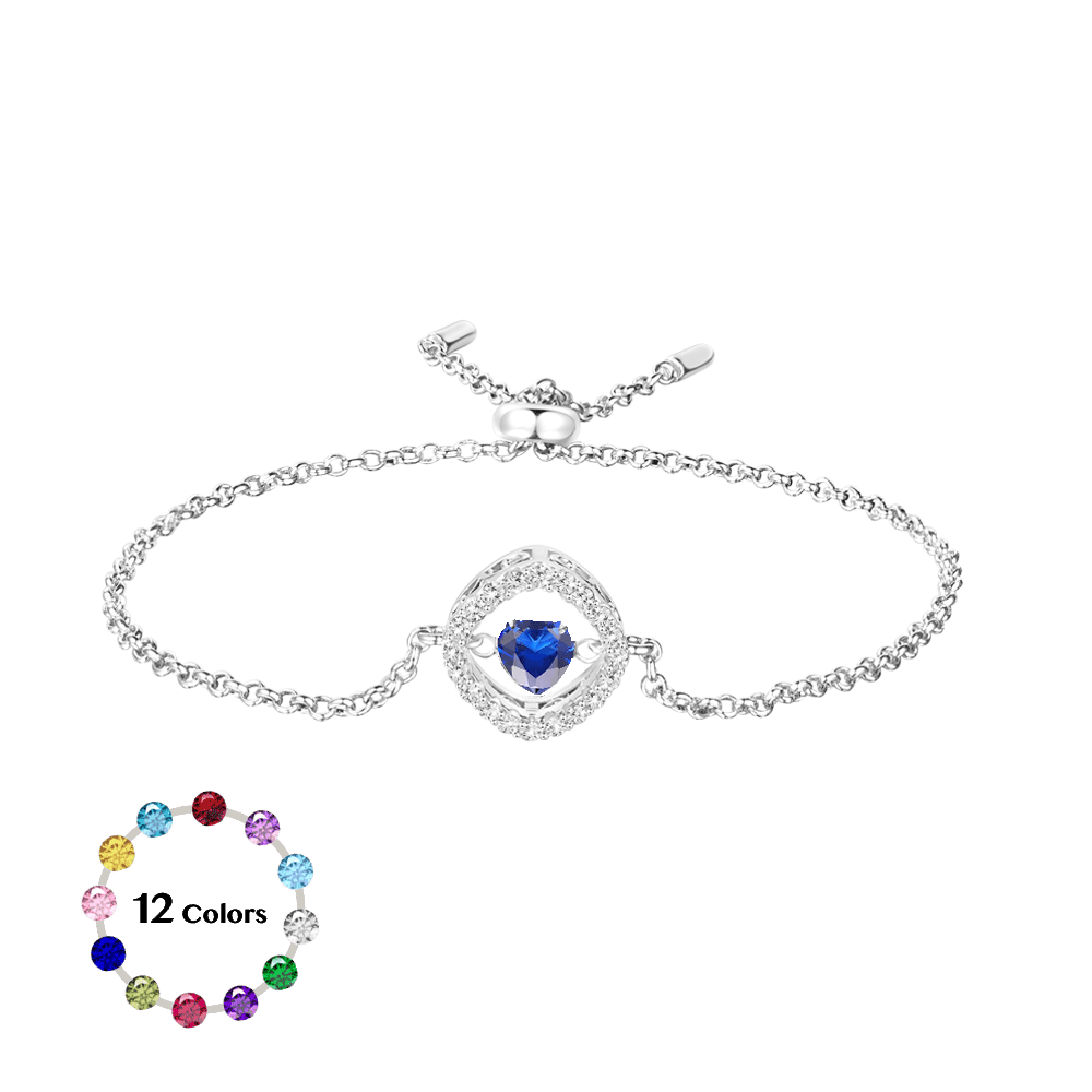 Pulsera Cadena Ajustable Piedra Danzante