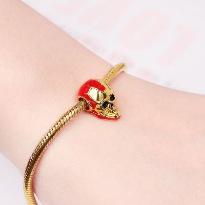 Charm de Calavera de Superhéroe de Armadura